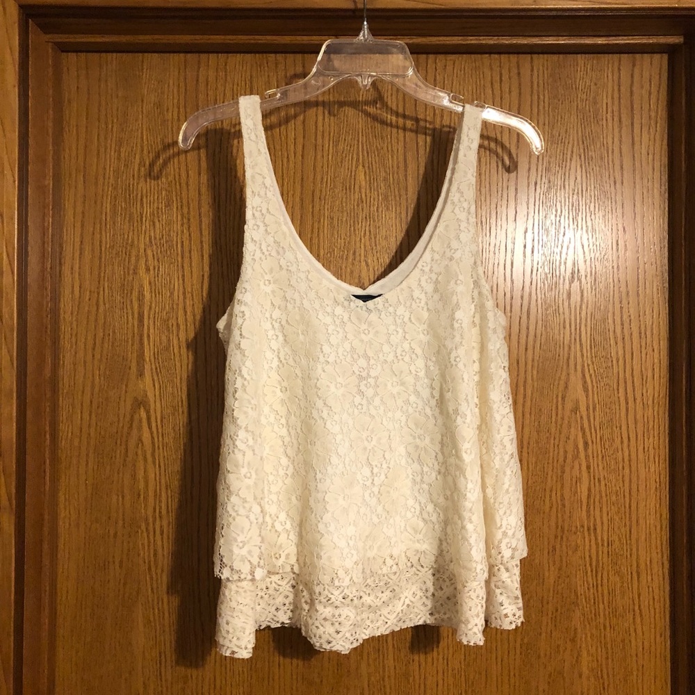 American Eagle Lace Tank Top